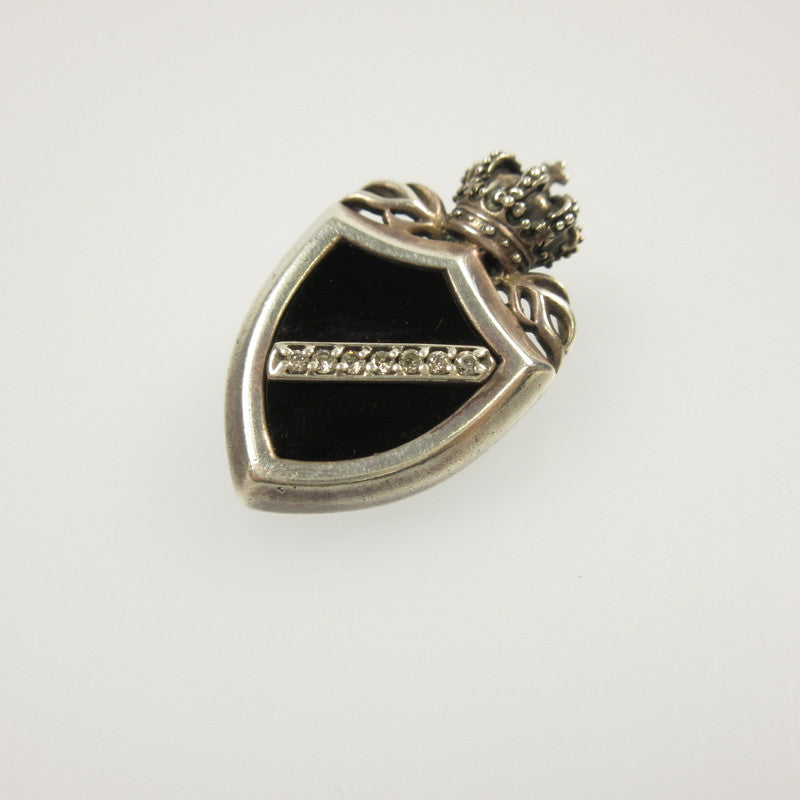 【中古】Justin Davis | ジャスティンデイビス CROWN SHIELD ペンダントトップ SPJ117 シルバー