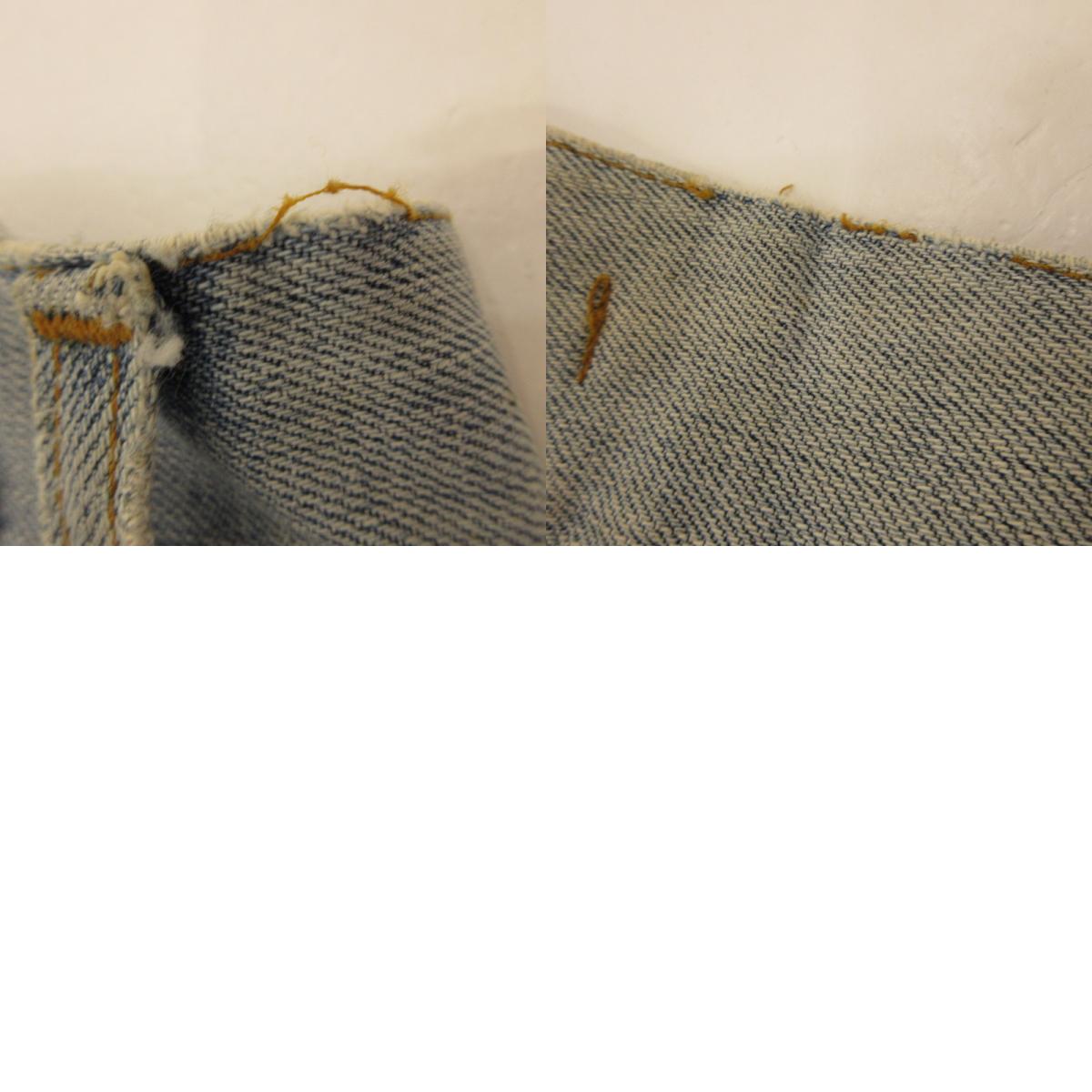 【中古】DOLCE & GABBANA | ドルチェアンドガッバーナ デニムパンツ G3016D G8054 クラッシュペイント加工 ブルー サイズ:52