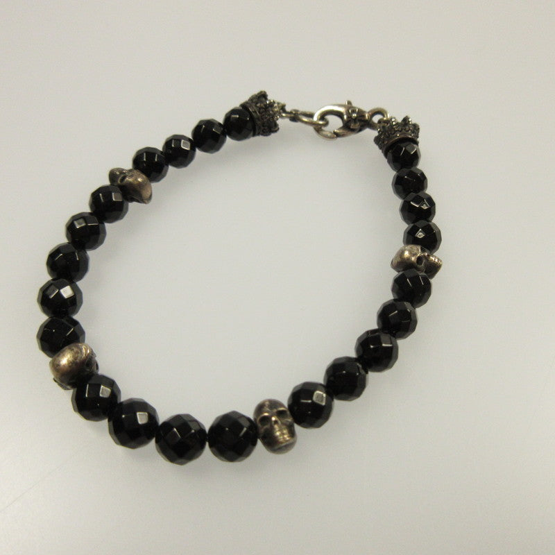 【中古】Justin Davis | ジャスティンデイビス ROGER Bracelet ブレスレット SBJ439 ブラック