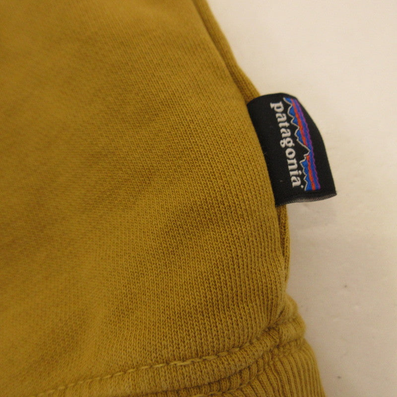 【中古】patagonia | パタゴニア メンズ・P-6 ロゴ・オーガニック・クルー 長袖Tシャツ 39603 イエロー サイズ:S