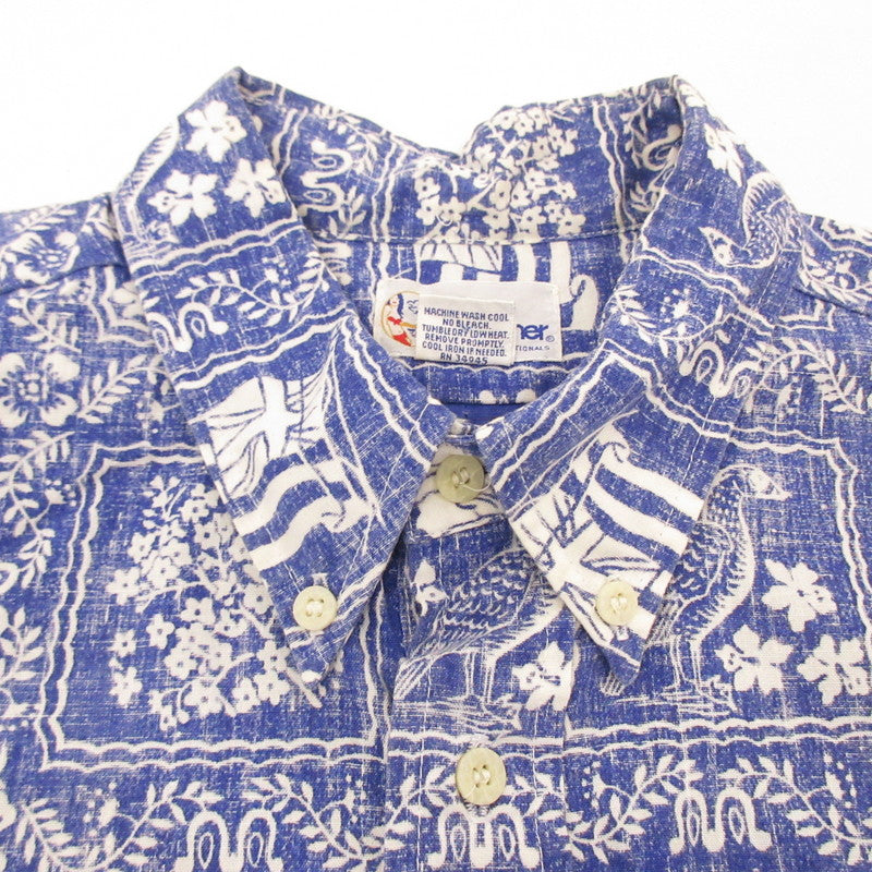 【中古】Reyn Spooner | レインスプーナー 半袖シャツ 90s サイズ:L