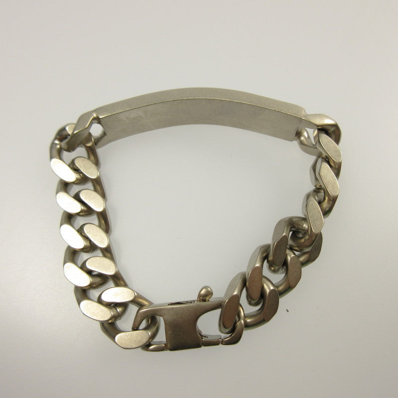 【中古】Maison Margiela | メゾンマルジェラ ナンバリングロゴチェーンブレスレット ブレスレット SM6UY0049 シルバー