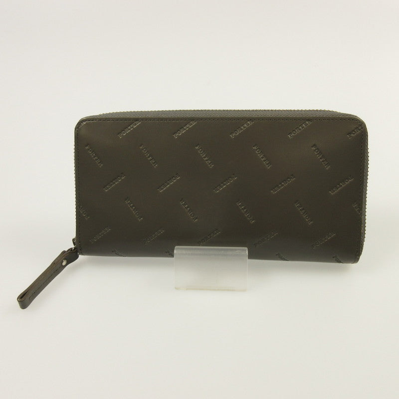 【中古】PORTER | ポーター ENCHASE 長財布 007-02283 グレー