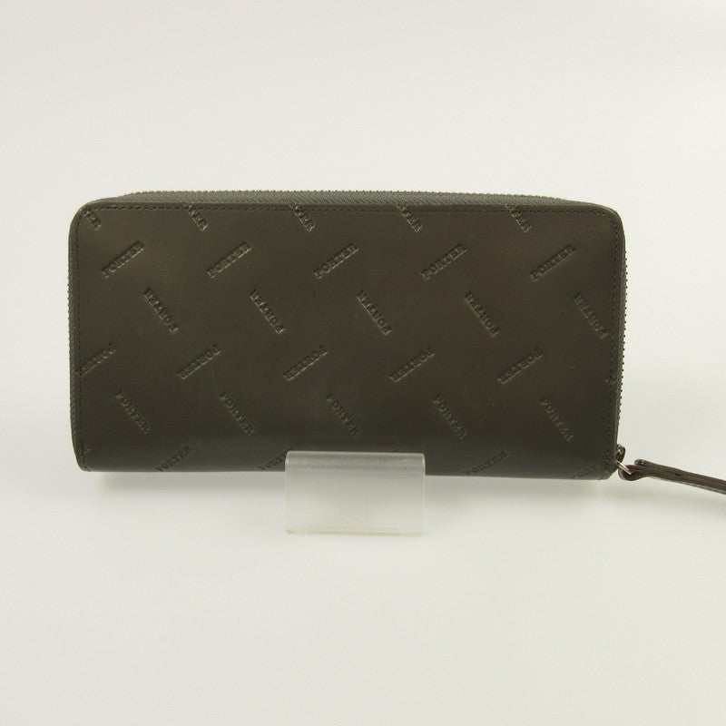 【中古】PORTER | ポーター ENCHASE 長財布 007-02283 グレー
