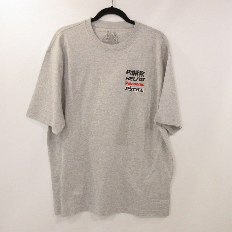 【中古】PALACE SKATEBOARDS | パレススケートボード RACEY T-SHIRT 半袖Tシャツ P28TS041 グレー サイズ:L