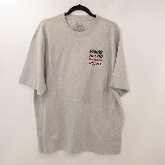 【中古】PALACE SKATEBOARDS | パレススケートボード RACEY T-SHIRT 半袖Tシャツ P28TS041 グレー サイズ:L