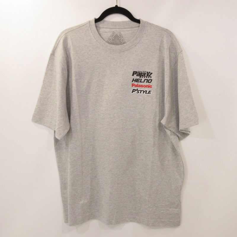 【中古】PALACE SKATEBOARDS | パレススケートボード RACEY T-SHIRT 半袖Tシャツ P28TS041 グレー サイズ:L