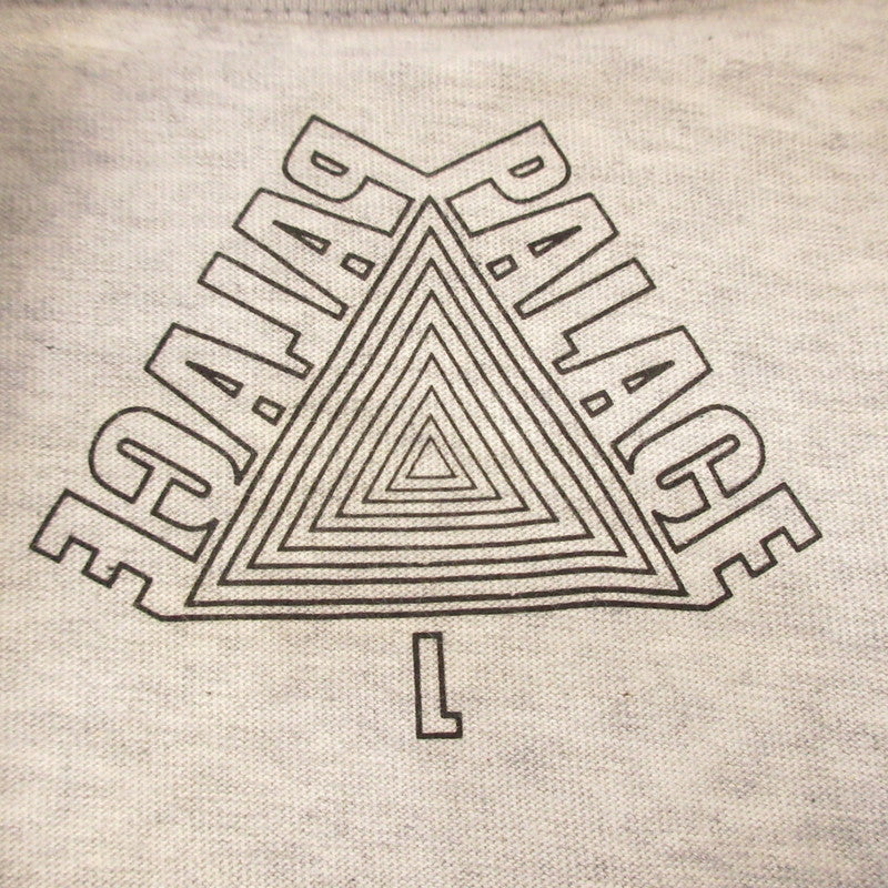 【中古】PALACE SKATEBOARDS | パレススケートボード RACEY T-SHIRT 半袖Tシャツ P28TS041 グレー サイズ:L