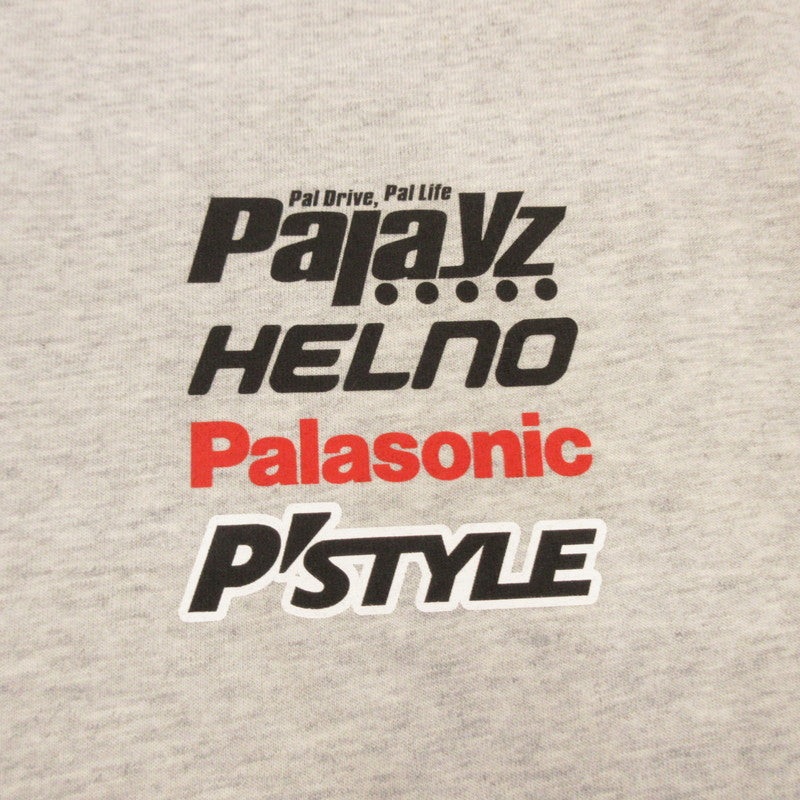 【中古】PALACE SKATEBOARDS | パレススケートボード RACEY T-SHIRT 半袖Tシャツ P28TS041 グレー サイズ:L