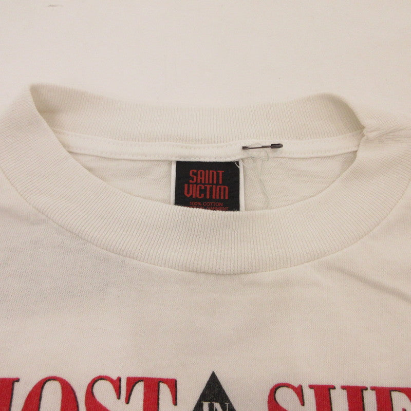 【中古】SAINT MICHAEL | セントマイケルセイントマイケル GS_SS TEE/GITS 半袖Tシャツ SM-YS1-0000-C32 ホワイト サイズ:M