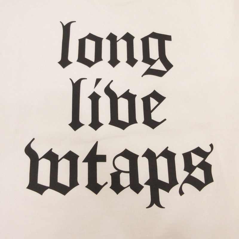【中古】W)TAPS | ダブルタップス LLW/SS/COTTON 半袖Tシャツ 221ATDT-STM08S ホワイト サイズ:2