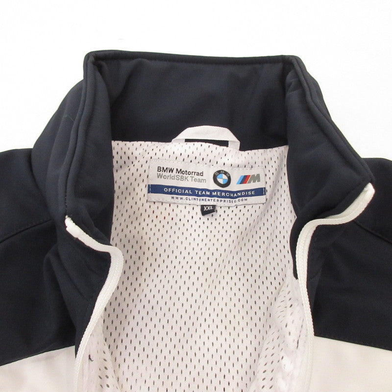 【中古】BMW | ビーエムダブリュー Motorrad WorldSBK Team ロゴ ブルゾン ネイビー サイズ:XXL