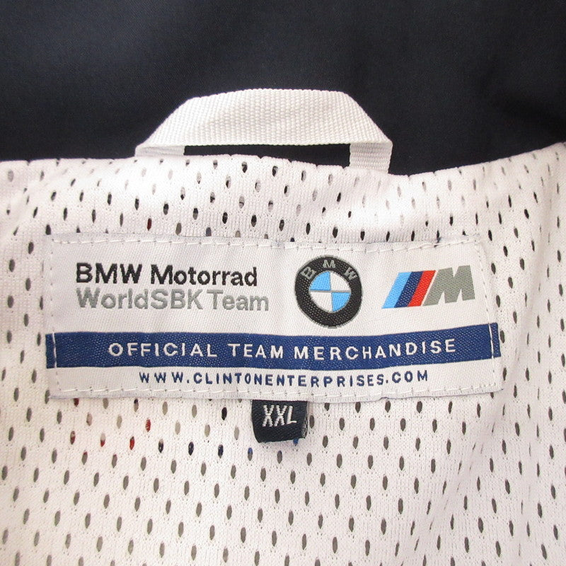 【中古】BMW | ビーエムダブリュー Motorrad WorldSBK Team ロゴ ブルゾン ネイビー サイズ:XXL