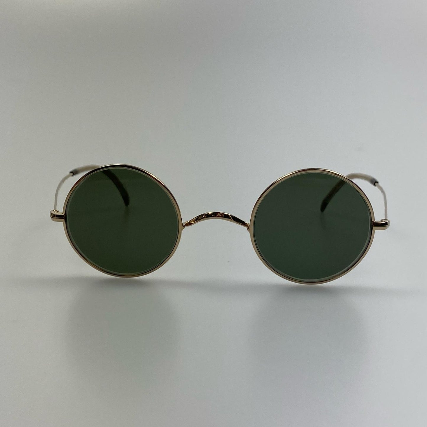 【中古】 サングラス サイズ:42□24 ゴールド