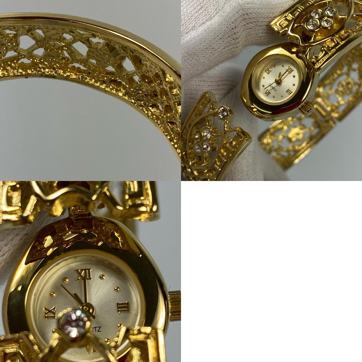 【中古】 腕時計 ゴールド