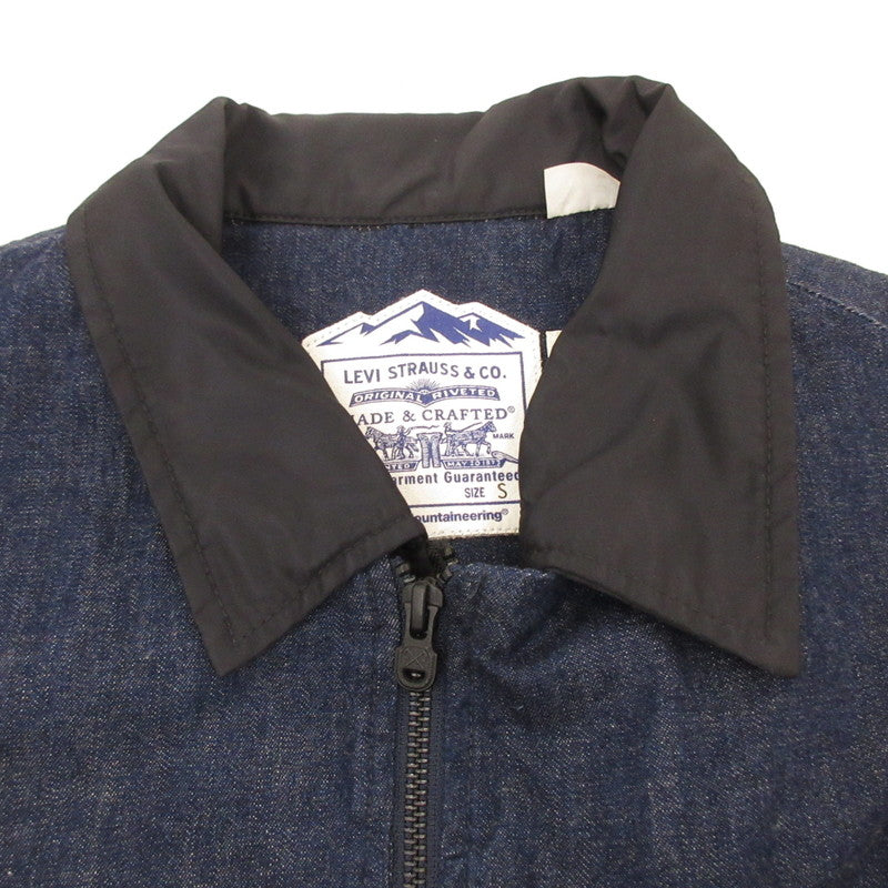 【中古】WHITE MOUNTAINEERING | ホワイトマウンテニアリング DOUBLE ZIP BLOUSON ブルゾン 17918-0002 ネイビー サイズ:S