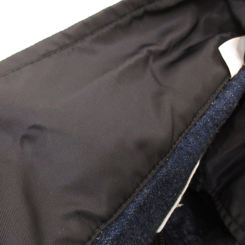【中古】WHITE MOUNTAINEERING | ホワイトマウンテニアリング DOUBLE ZIP BLOUSON ブルゾン 17918-0002 ネイビー サイズ:S