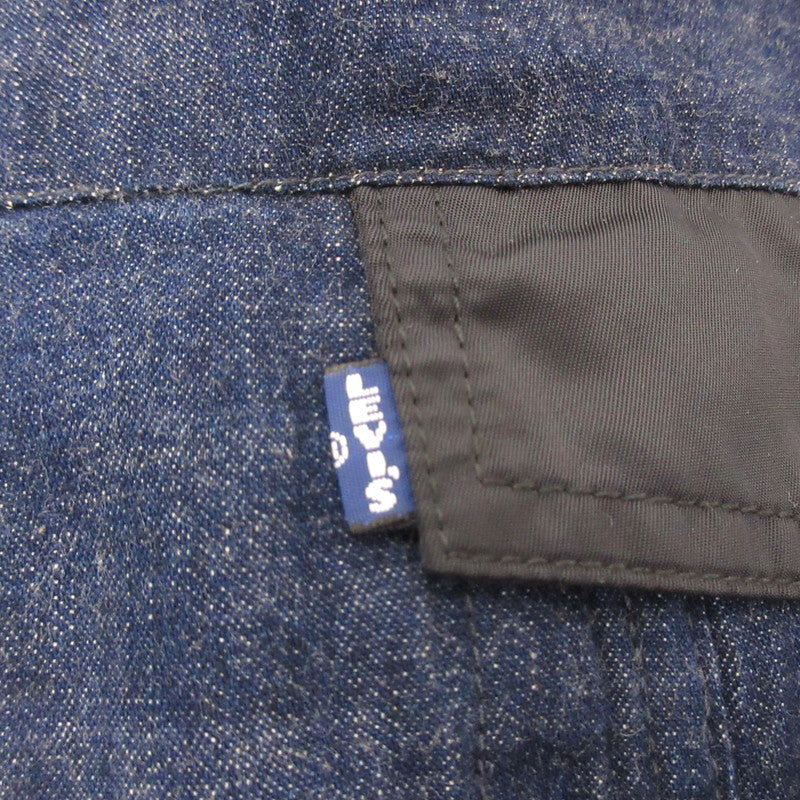 【中古】WHITE MOUNTAINEERING | ホワイトマウンテニアリング DOUBLE ZIP BLOUSON ブルゾン 17918-0002 ネイビー サイズ:S
