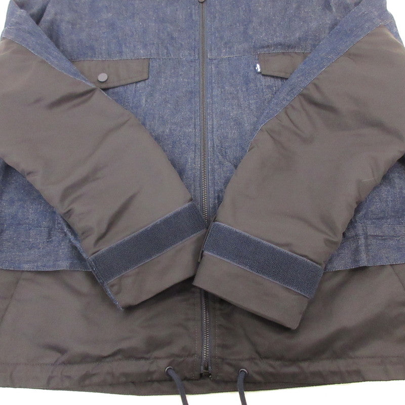 【中古】WHITE MOUNTAINEERING | ホワイトマウンテニアリング DOUBLE ZIP BLOUSON ブルゾン 17918-0002 ネイビー サイズ:S