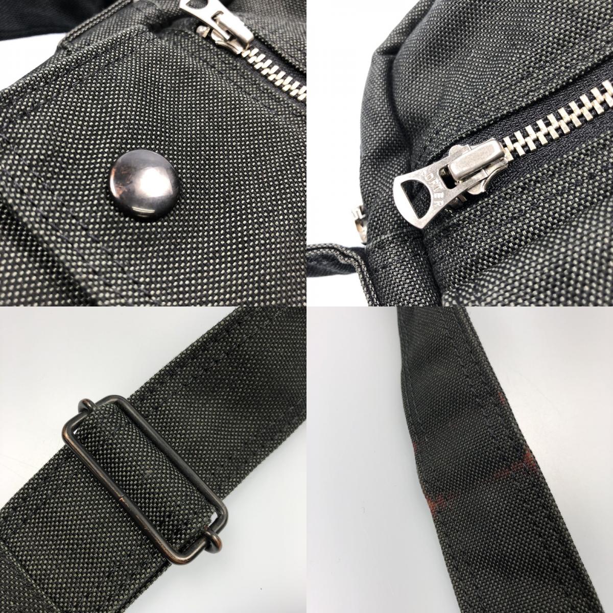 【中古】PORTER | ポーター SMOKY ショルダーバッグ 592-26368 ブラック