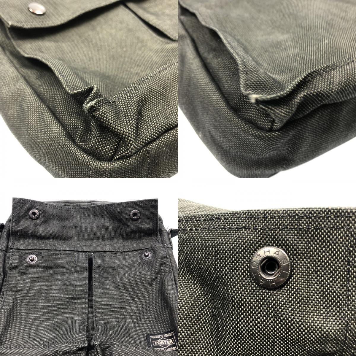 【中古】PORTER | ポーター SMOKY ショルダーバッグ 592-26368 ブラック