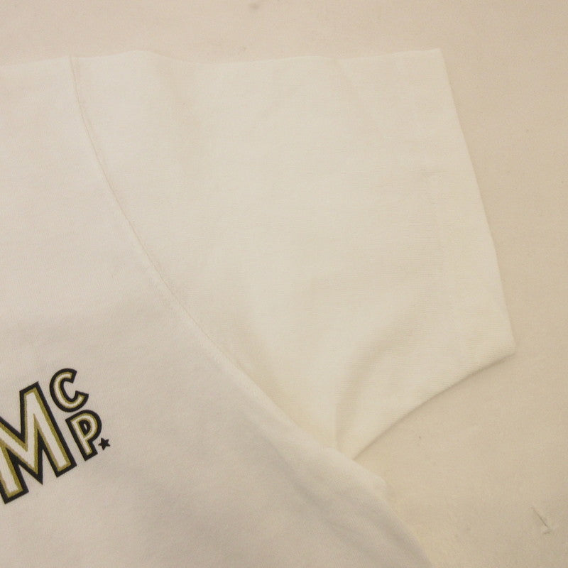 【中古】M&M CUSTOM PERFORMANCE | エムアンドエムカスタムパフォーマンス PRINT S/S T-SHIRT 半袖Tシャツ 20-MT-013 ホワイト サイズ:L
