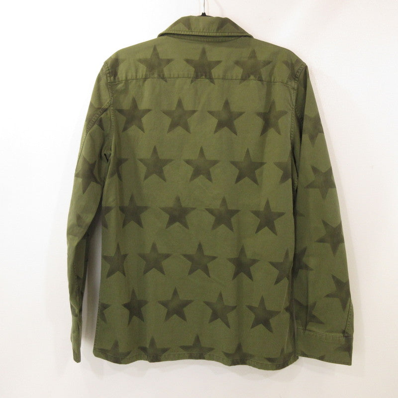 【中古】WACKOMARIA | ワコマリア STAR MILITARY SHIRT その他トップス オリーブ サイズ:L