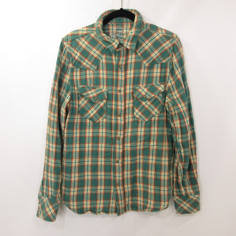 【中古】TMT | ティーエムティー DOUBLE GAUZE CHECK WESTERN SHIRTS 長袖シャツ TSH-F1102 サイズ:L
