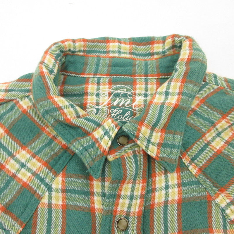【中古】TMT | ティーエムティー DOUBLE GAUZE CHECK WESTERN SHIRTS 長袖シャツ TSH-F1102 サイズ:L
