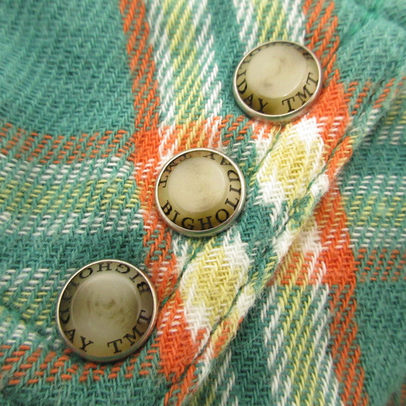 【中古】TMT | ティーエムティー DOUBLE GAUZE CHECK WESTERN SHIRTS 長袖シャツ TSH-F1102 サイズ:L