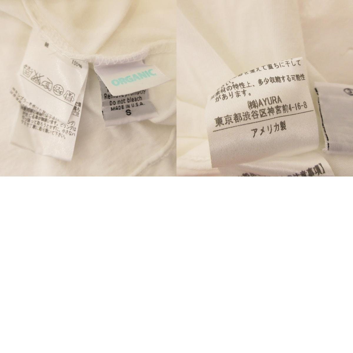 THE LIFE STOPS HERE 半袖Tシャツ ホワイト サイズ:S