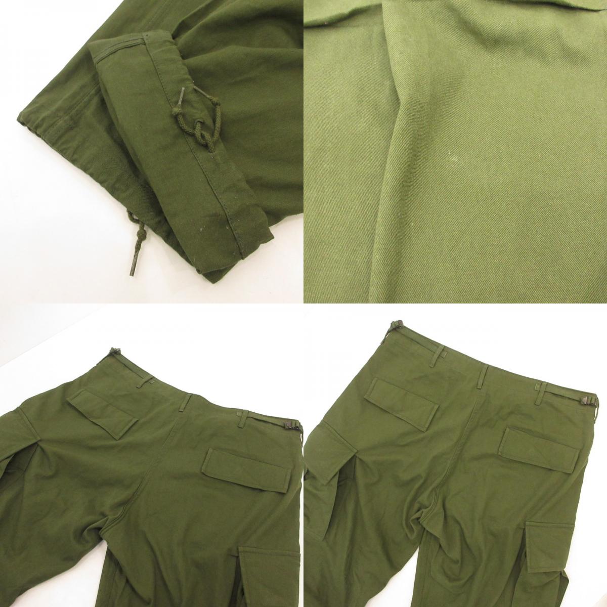 【中古】HOUSTON | ヒューストン TWILL BDU PANTS パンツ 10055 オリーブ サイズ:XL