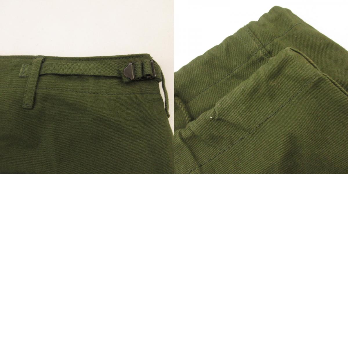 【中古】HOUSTON | ヒューストン TWILL BDU PANTS パンツ 10055 オリーブ サイズ:XL
