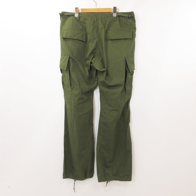【中古】HOUSTON | ヒューストン TWILL BDU PANTS パンツ 10055 オリーブ サイズ:XL