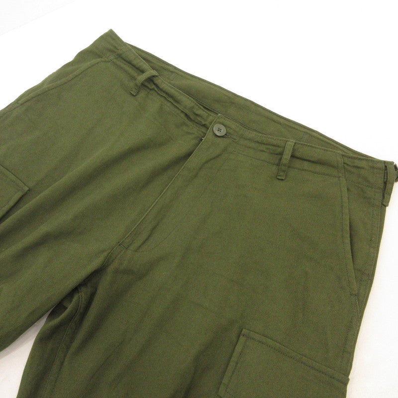 【中古】HOUSTON | ヒューストン TWILL BDU PANTS パンツ 10055 オリーブ サイズ:XL