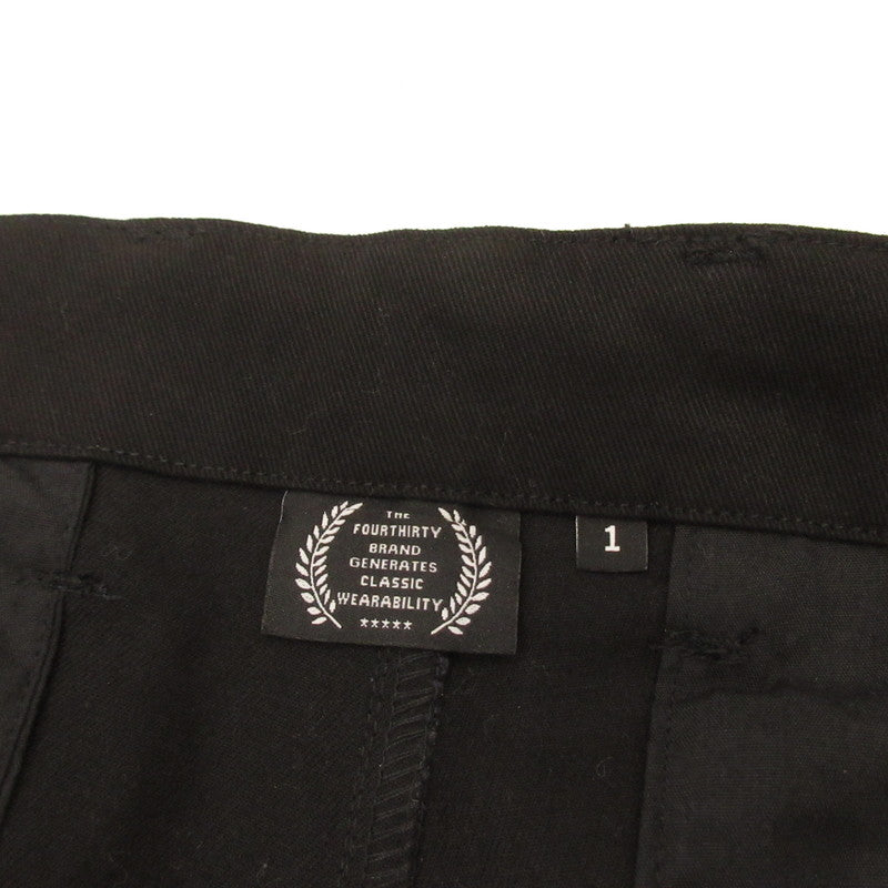 【中古】430 - FOURTHIRTY - | フォーサーティー GN CHINO チノパンツ 24-145 ブラック サイズ:1