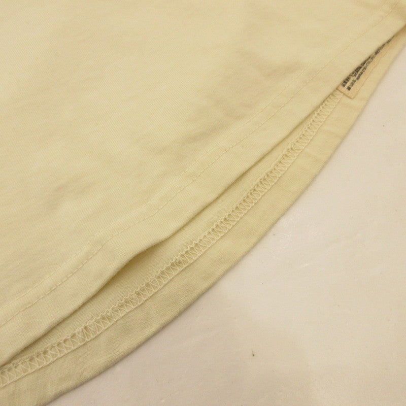 【中古】THE FLAT HEAD | ザフラットヘッド RAGLAN Q/S SHIRT 半袖Tシャツ FN-TSRB-003 ベージュ サイズ:38