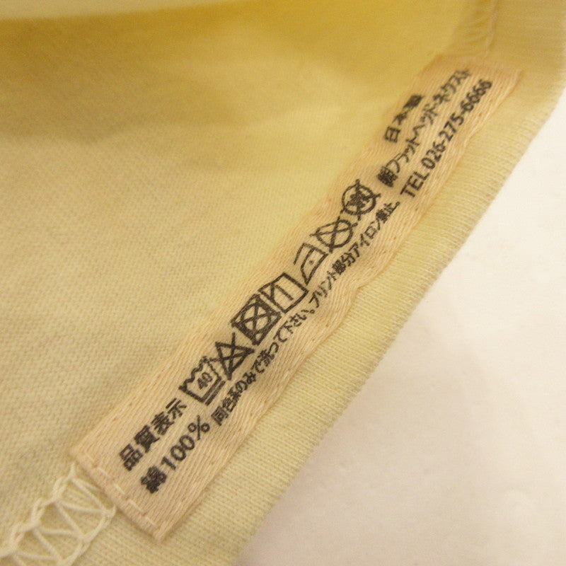 【中古】THE FLAT HEAD | ザフラットヘッド RAGLAN Q/S SHIRT 半袖Tシャツ FN-TSRB-003 ベージュ サイズ:38