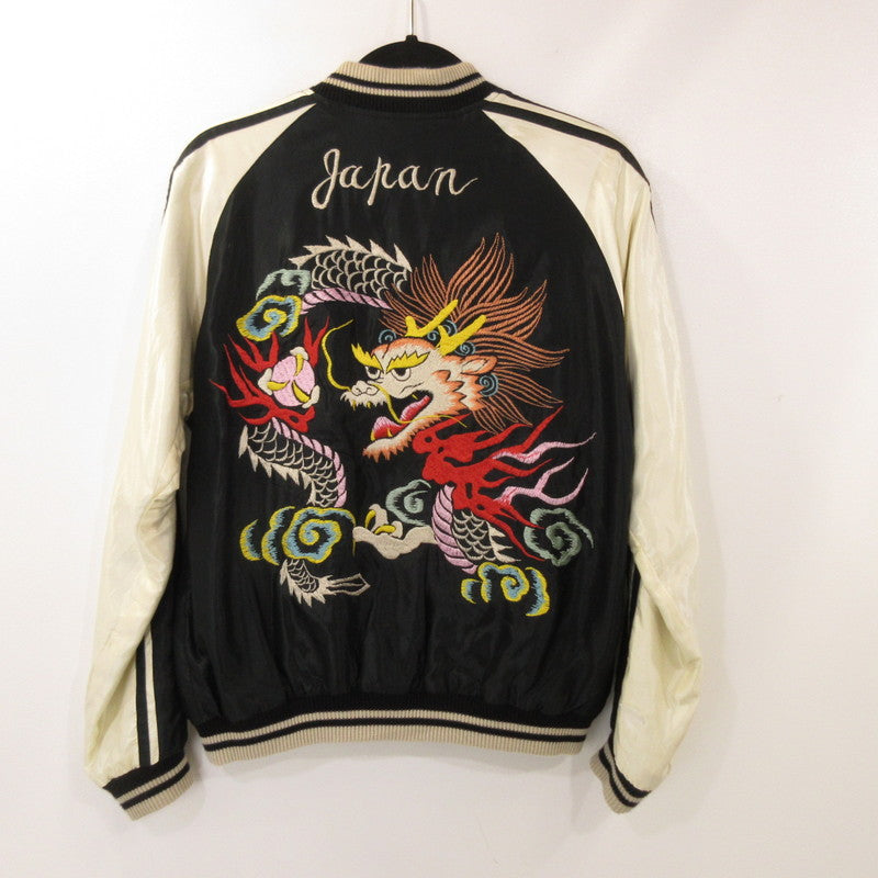 【中古】TAILOR TOYO(東洋エンタープライズ) | テイラートウヨウテイラートーヨー Early 1950s Style ACETATE SUKA SOUVENIR JACKET スーベニアジャケット TT15682 ブラック サイズ:M