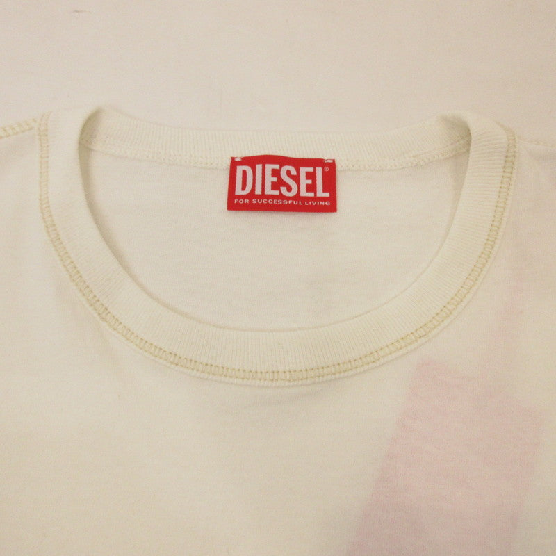【中古】DIESEL | ディーゼル T-BOXT-N12 MAGLIETTA 半袖Tシャツ ホワイト サイズ:M