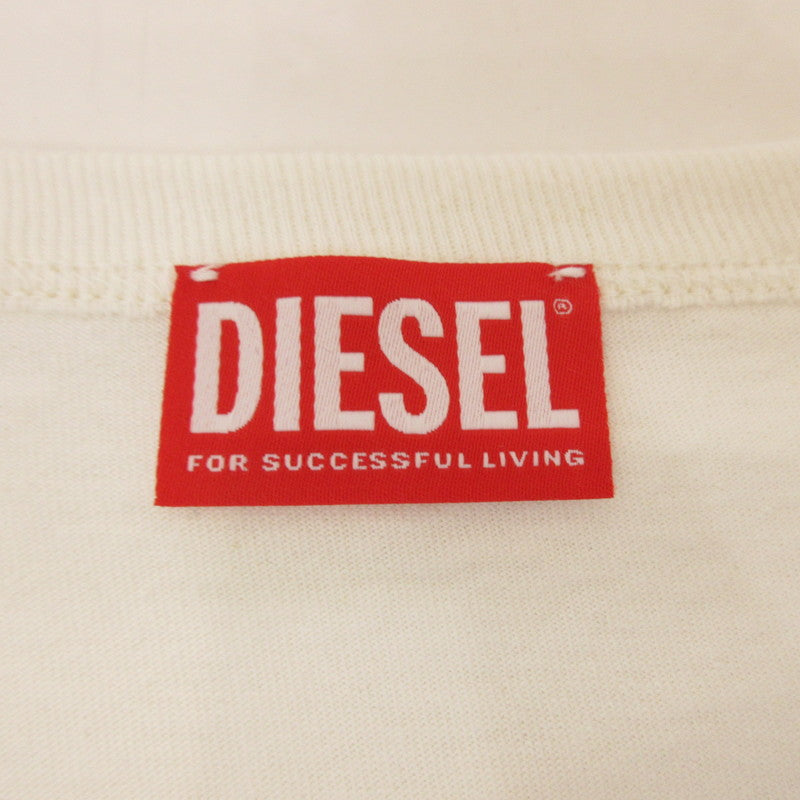 【中古】DIESEL | ディーゼル T-BOXT-N12 MAGLIETTA 半袖Tシャツ ホワイト サイズ:M