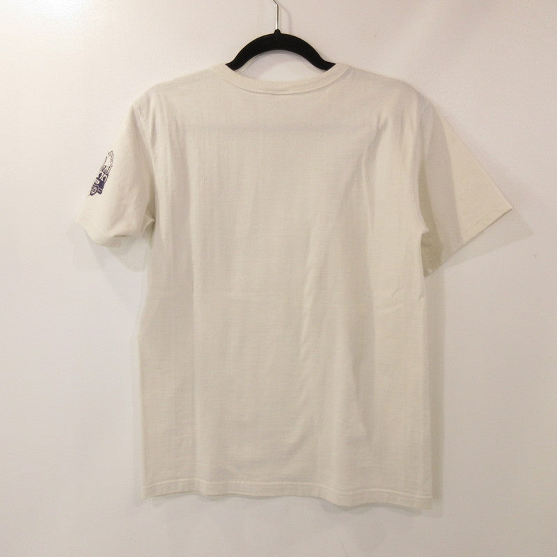 【中古】STUDIO DARTISAN | ステュディオダルチザン TURI-AMI TEE 'CarDarti' 半袖Tシャツ 9848C ホワイト サイズ:M