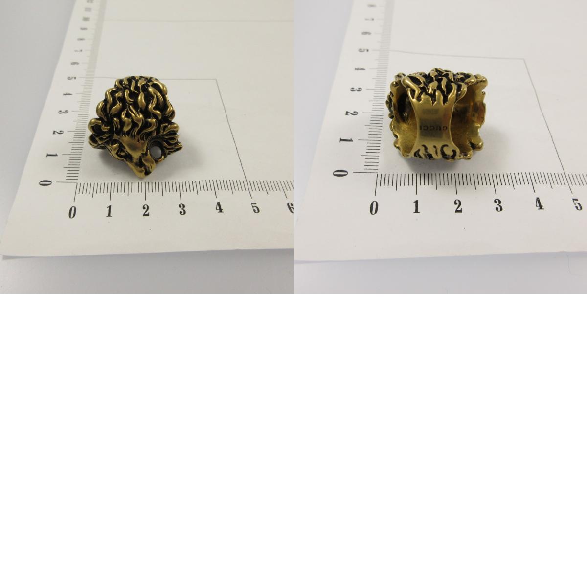 【中古】GUCCI | グッチ ライオンヘッド リング・指輪 398601