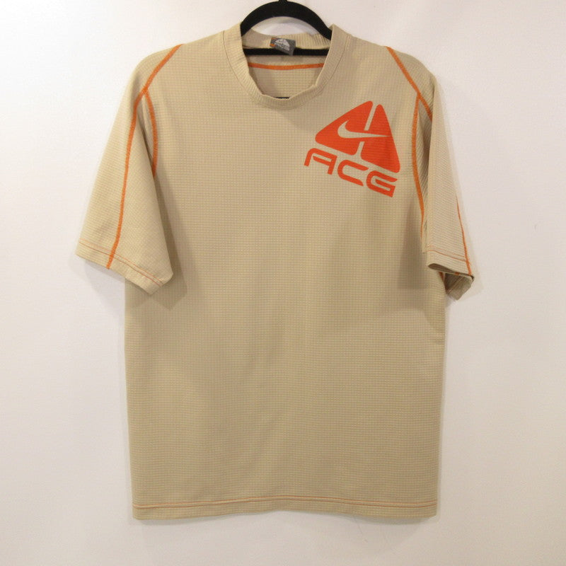 【中古】NIKE ACG | ナイキ エーシージー BIG LOGO 半袖Tシャツ 198435 ベージュ サイズ:M