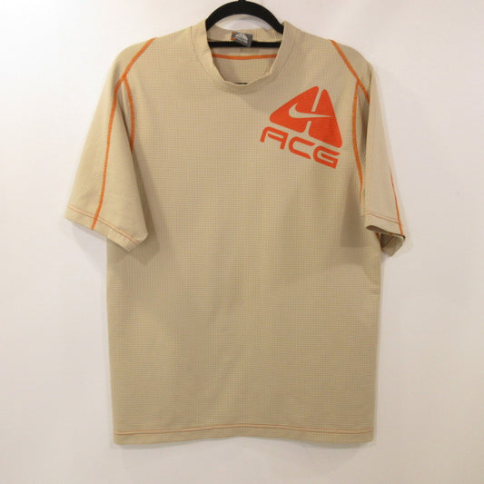 【中古】NIKE ACG | ナイキ エーシージー BIG LOGO 半袖Tシャツ 198435 ベージュ サイズ:M