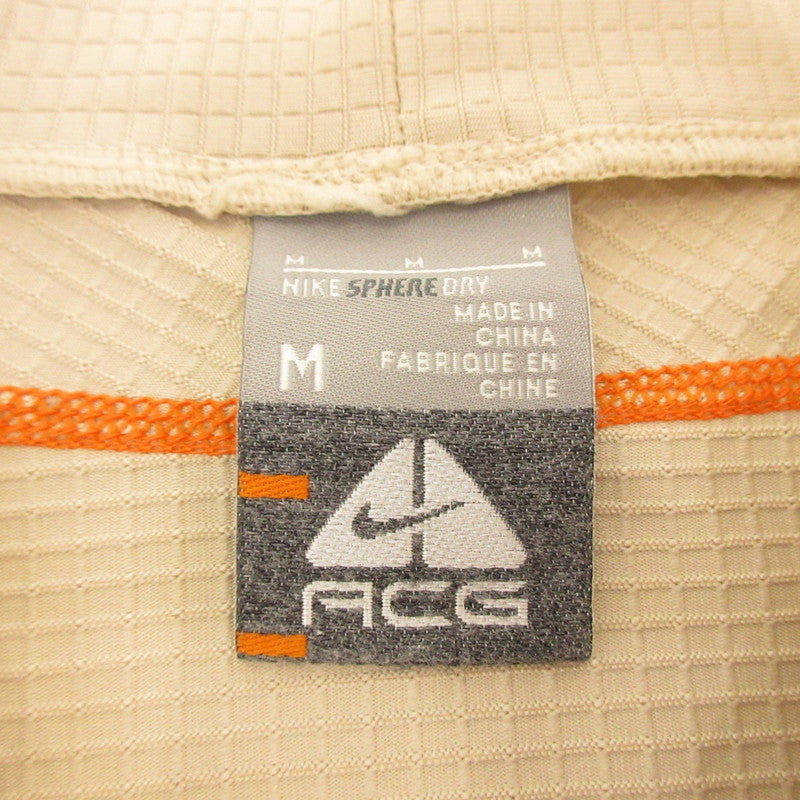 【中古】NIKE ACG | ナイキ エーシージー BIG LOGO 半袖Tシャツ 198435 ベージュ サイズ:M