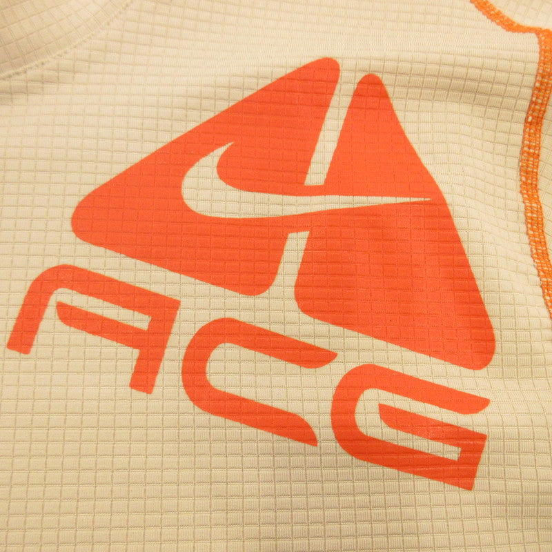 【中古】NIKE ACG | ナイキ エーシージー BIG LOGO 半袖Tシャツ 198435 ベージュ サイズ:M