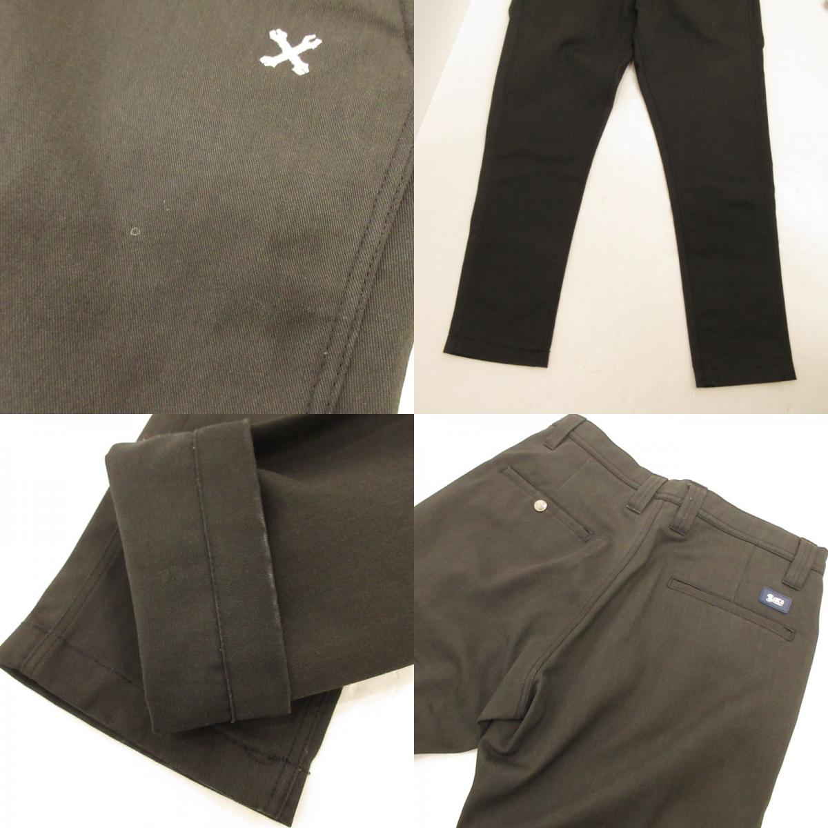【中古】BLUCO | ブルコ STANDARD WORK PANTS チノパンツ 141-41-004 ブラック サイズ:S