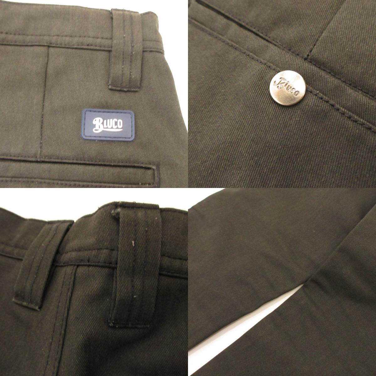 【中古】BLUCO | ブルコ STANDARD WORK PANTS チノパンツ 141-41-004 ブラック サイズ:S
