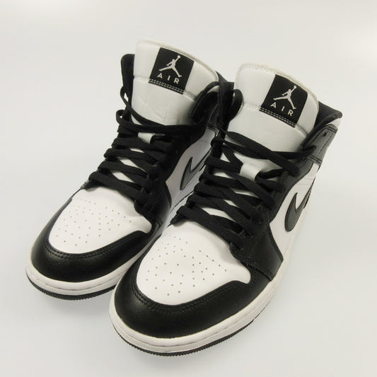【中古】NIKE | ナイキ WMNS AIR JORDAN 1 MID スニーカー DV0991-101 ブラック 28cm